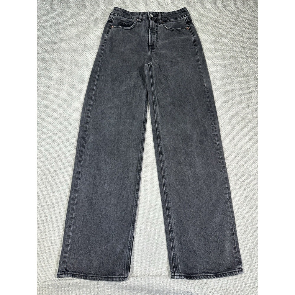 Old‎ Navy Jeans Women 0 26x30 Sky Hi Wide Leg Smooth Pocket Skater